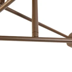 Qazqa plafondlamp met meerdere armen sydney bronskleurig e27