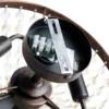 Qazqa plafondlamp mondrian bronskleurig e14