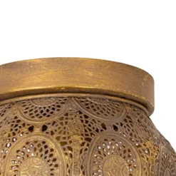 Qazqa plafondlamp mowgli goudkleurig e27