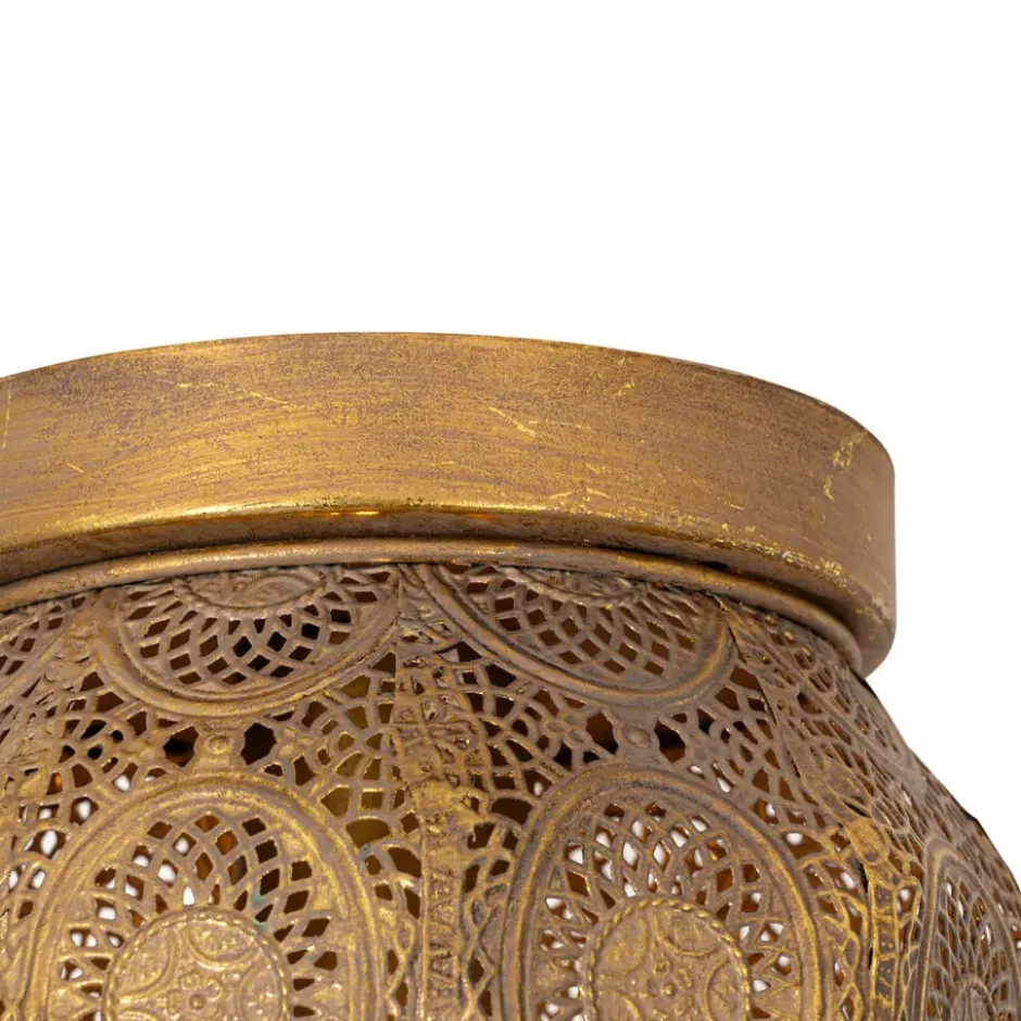 Qazqa plafondlamp mowgli goudkleurig e27