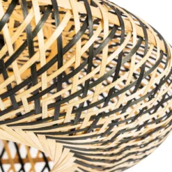 Qazqa plafondlamp ostrava zwart e27