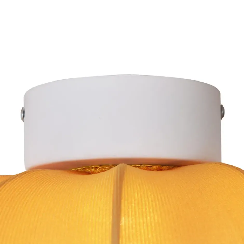 Qazqa plafondlamp plu ayesha goudkleurig e27
