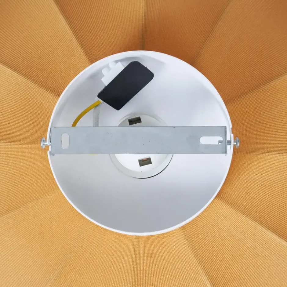 Qazqa plafondlamp plu ayesha goudkleurig e27