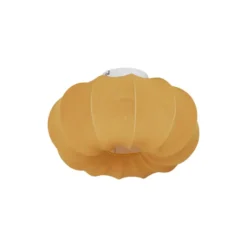 Qazqa plafondlamp plu ayesha goudkleurig e27
