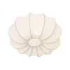 Qazqa plafondlamp plu ayesha wit e27