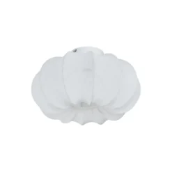 Qazqa plafondlamp plu ayesha wit e27