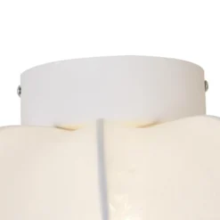 Qazqa plafondlamp plu ayesha wit e27