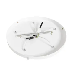 Qazqa plafondlamp plu beige e27