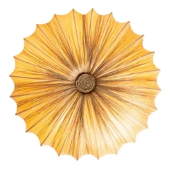 Qazqa plafondlamp plu beige e27