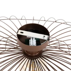 Qazqa plafondlamp pua bronskleurig e27