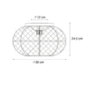 Qazqa plafondlamp rob beige e27