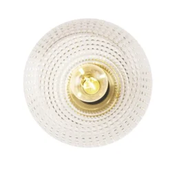 Qazqa plafondlamp sphere goudkleurig e27