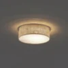 Qazqa plafondlamp trammy beige e27