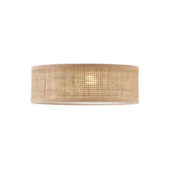 Qazqa plafondlamp trammy beige e27