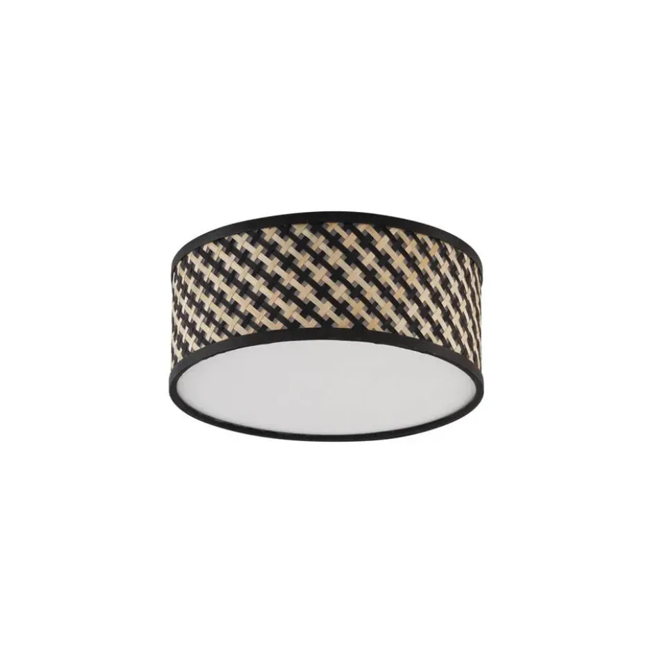 Qazqa plafondlamp tremmo beige e27