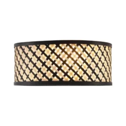 Qazqa plafondlamp tremmo beige e27
