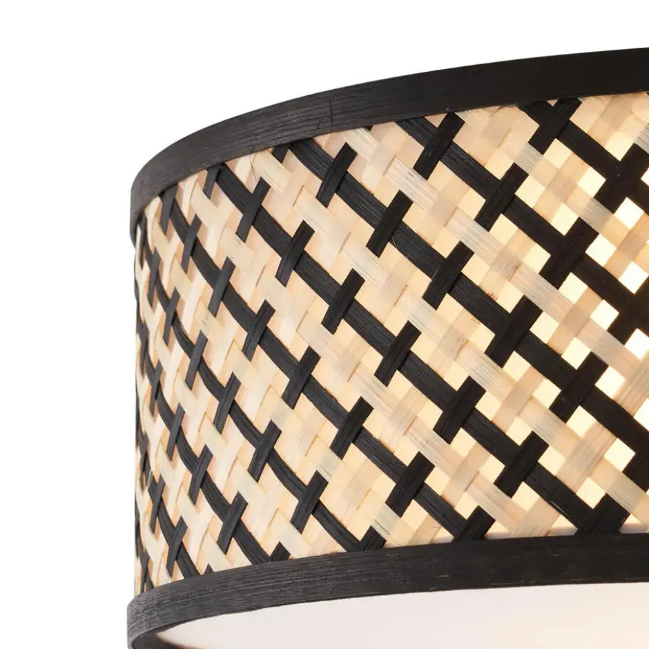 Qazqa plafondlamp tremmo beige e27