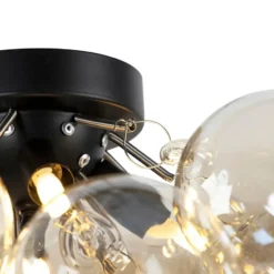 Qazqa plafondlamp uvas goudkleurig g9