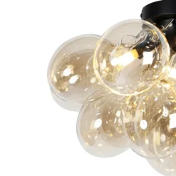 Qazqa plafondlamp uvas goudkleurig g9