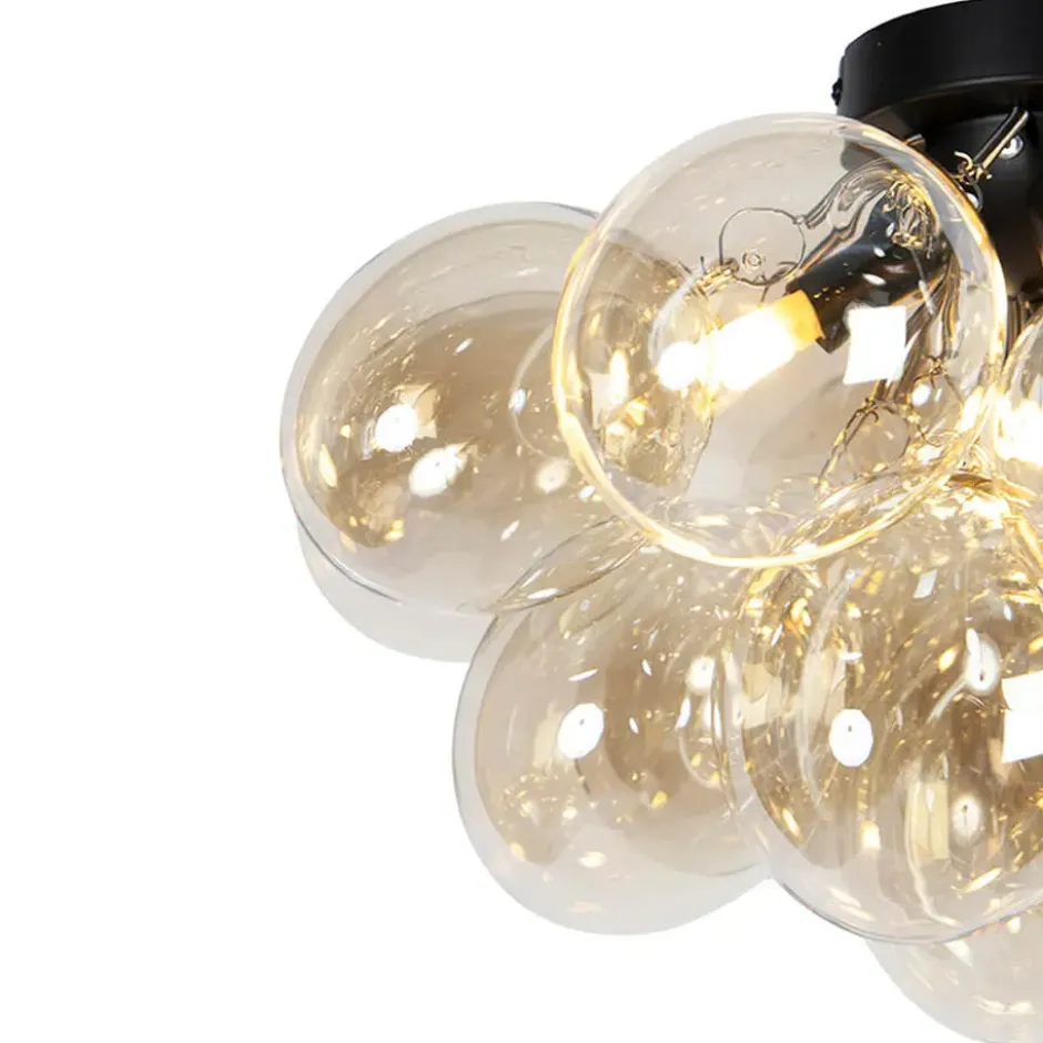 Qazqa plafondlamp uvas goudkleurig g9