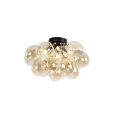 Qazqa plafondlamp uvas goudkleurig g9