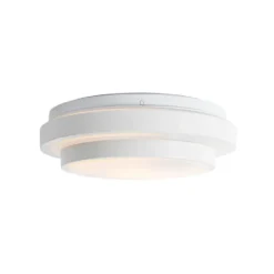 Qazqa plafondlamp walden wit e27