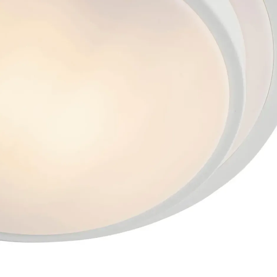 Qazqa plafondlamp walden wit e27