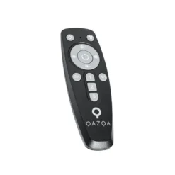 Qazqa plafondventilator maddy zwart geïntegreerde led