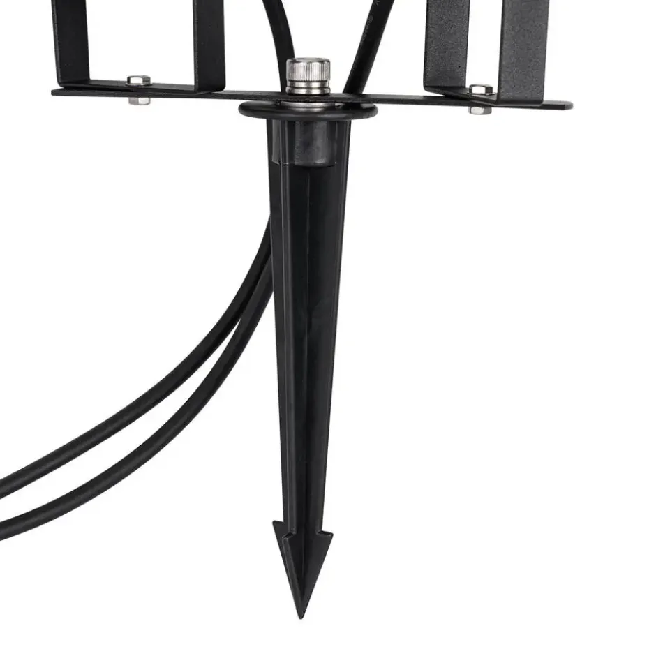 Qazqa prikspot basic zwart gu10
