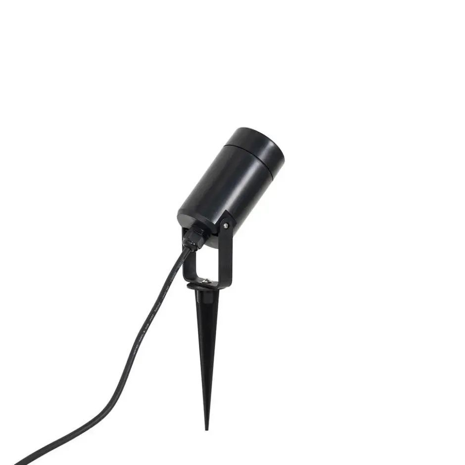 Qazqa prikspot solo eco zwart gu10
