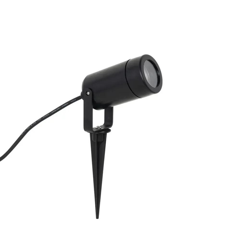 Qazqa prikspot solo eco zwart gu10