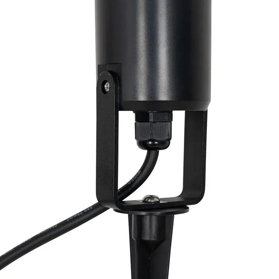 Qazqa prikspot solo eco zwart gu10