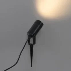 Qazqa prikspot solo eco zwart gu10