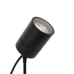 Qazqa prikspot solo zwart gu10