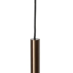 Qazqa railverlichting iconic frini bronskleurig g9