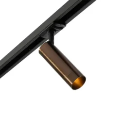 Qazqa railverlichting iconic jeana luxe bronskleurig gu10