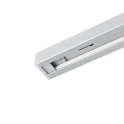 Qazqa railverlichting set iconic yade zilverkleurig gu10