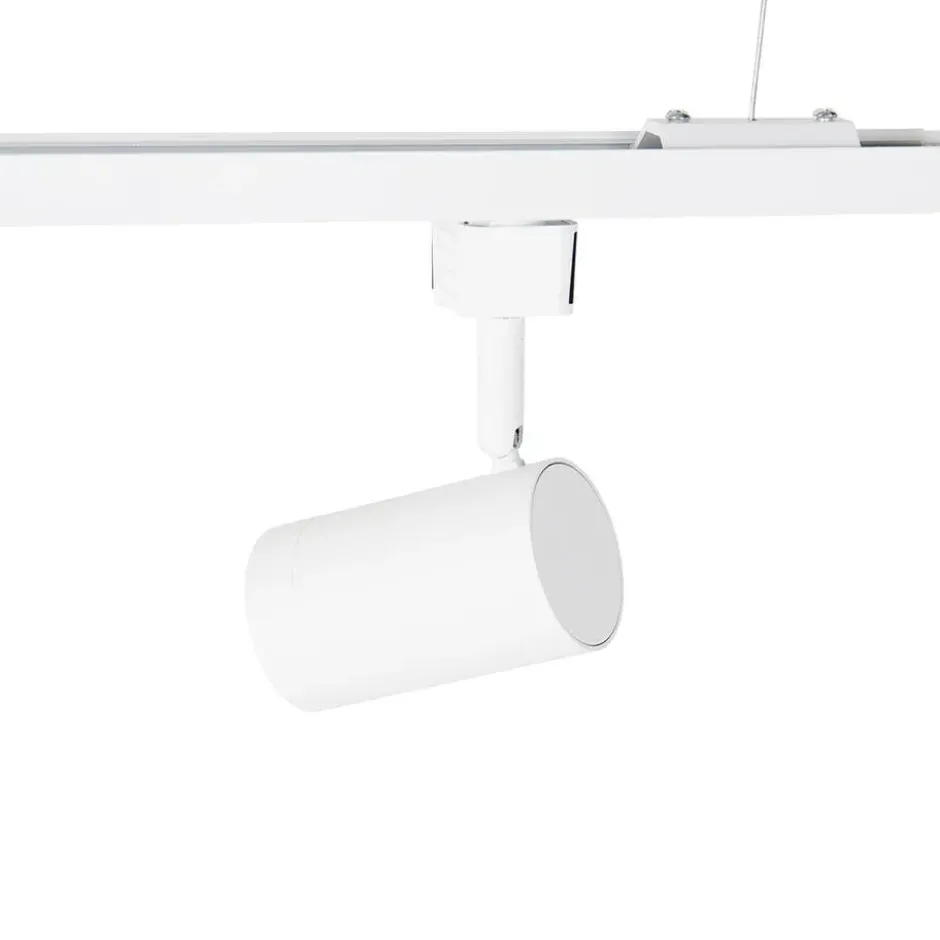 Qazqa railverlichting set iconic jeana wit gu10