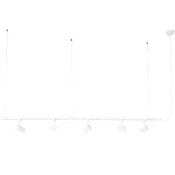 Qazqa railverlichting set iconic jeana wit gu10