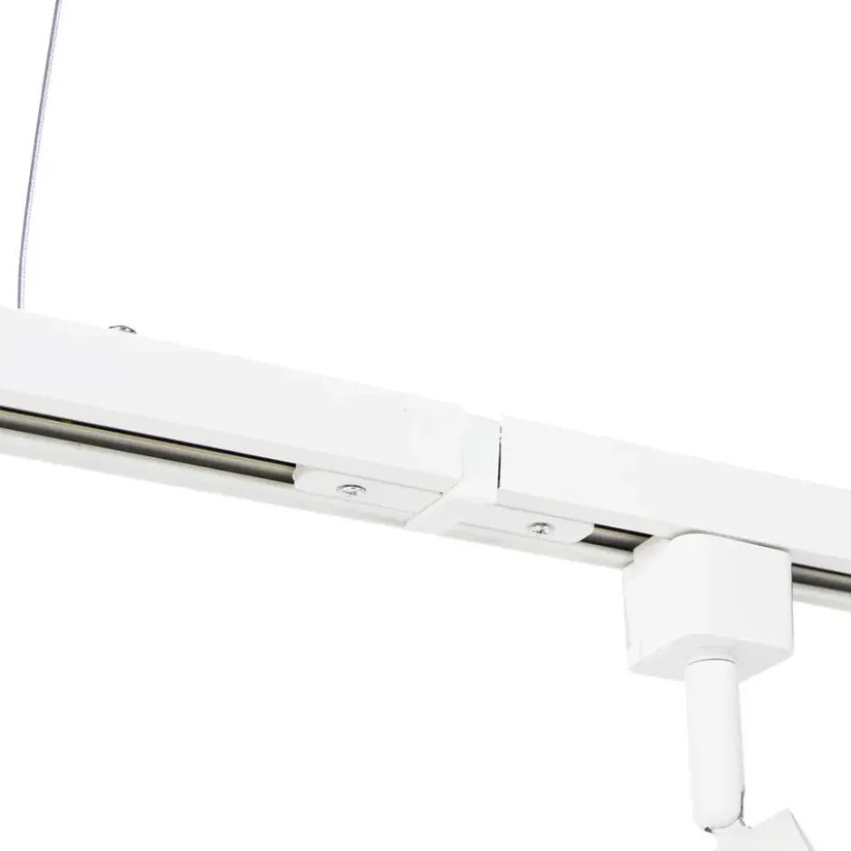 Qazqa railverlichting set iconic jeana wit gu10