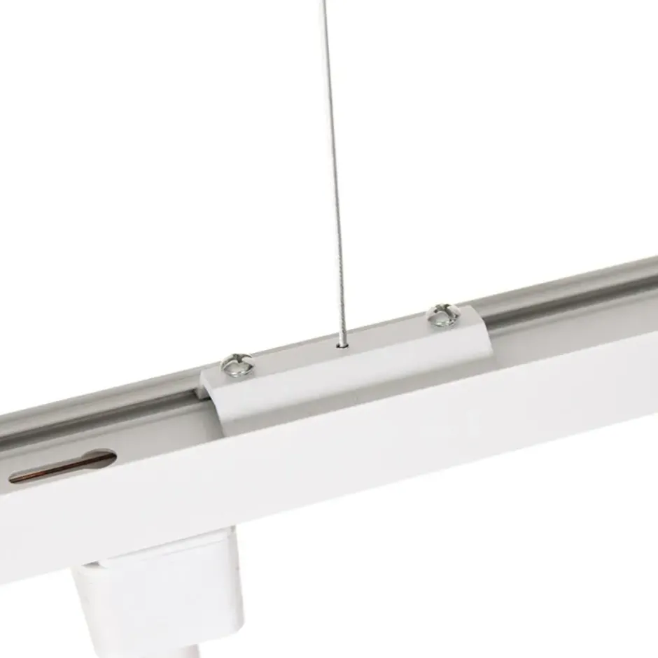 Qazqa railverlichting set iconic jeana wit gu10
