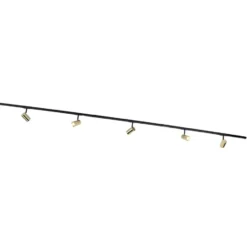Qazqa railverlichting set iconic jeana goudkleurig gu10