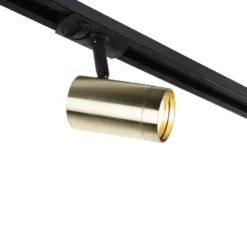 Qazqa railverlichting set iconic jeana goudkleurig gu10