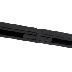 Qazqa railverlichting set iconic jeana zwart gu10