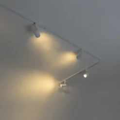 Qazqa railverlichting set iconic jeana wit gu10