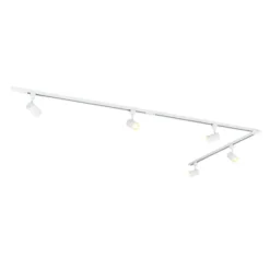 Qazqa railverlichting set iconic jeana wit gu10