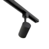 Qazqa railverlichting set iconic jeana zwart gu10