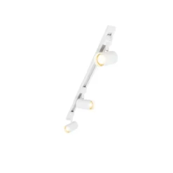 Qazqa railverlichting set iconic jeana wit gu10