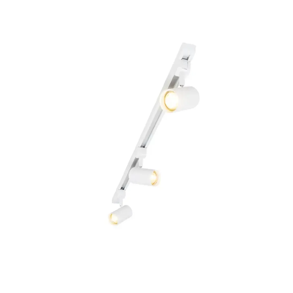 Qazqa railverlichting set iconic jeana wit gu10