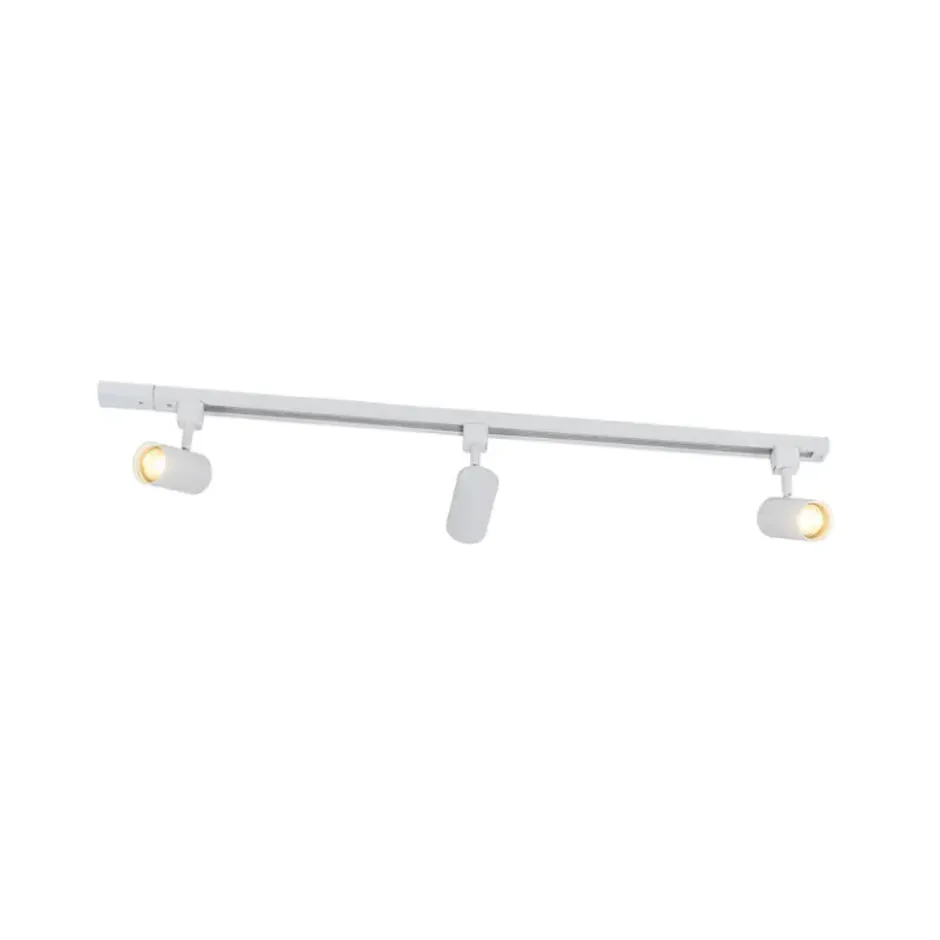 Qazqa railverlichting set iconic jeana wit gu10